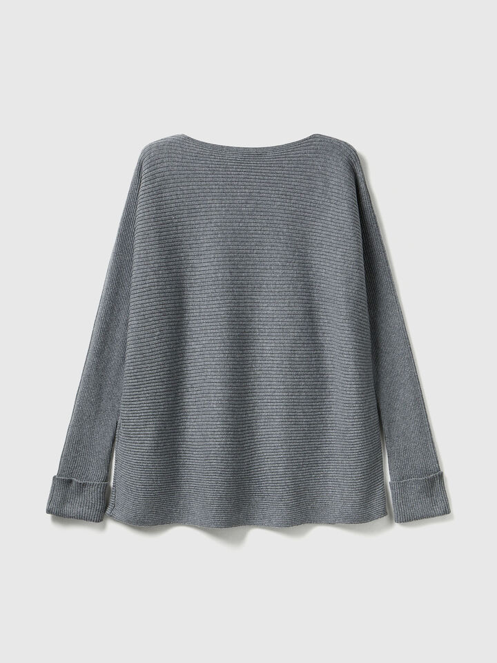 BOAT-NECK SWEAT.L/S Women image number 2